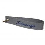 Filz-Schlüsselanhänger mit Stick Schutzengel Gr. ca. 17x3cm 14416 grau