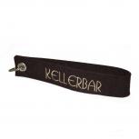 Filz-Schlüsselanhänger mit Stick Kellerbar Gr. ca. 17x3cm 14417 schwarz