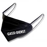 1 FFP2 Maske in SCHWARZ Deutsche Herstellung mit Print - GASSI-DIENST - 14916