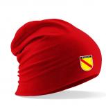 Longbeanie Slouch-Beanie Sommerbeanie mit Textildruck Wappen - BADEN - SB55027