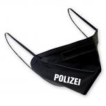 1 FFP2 Maske in Schwarz Deutsche Herstellung - POLIZEI - 15375