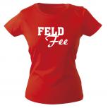 Girly-Shirt mit Print FELD Fee 15706 rot Gr. XS-2XL