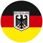 Magnetbutton - Deutschland Flagge Wappen - Gr. ca. 5,7 cm - 16222 - Küchenmagnet