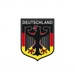 Flaschenöffner - Deutschland Wappen - weiß - 06458 - Gr. ca. 5,7 cm