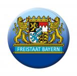 Magnetbutton - Freistaat Bayern Löwe Wappen - 16241 - Gr. ca. 5,7cm -
