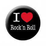 Magnetbutton - I love Rock n Roll - Gr. ca. 5,7 cm - 16608