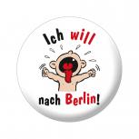 Magnetbutton - ich will nach Berlin - 16814 - Gr. ca. 5,7 cm