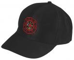 Baseballcap-CAP mit Einstickung - Fire Department New York ... F D N Y - 68286 schwarz