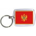 Schlüsselanhänger Anhänger - MONTENEGO - Gr. ca. 4x5cm - 81112 - WM Länder Keyholder