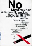 Verbotsschild - NO NE PAS - NICHT RAUCHEN - 308551 - Gr. 29 x 20 cm