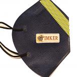 1 FFP2 Maske in Dunkelblau Deutsche Herstellung mit Design - Biene Imker - 19607