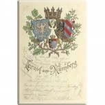 Magnet - Gruss aus Nürnberg - Gr. ca. 8 x 5,5 cm - 38768 - Kühlschrankmagnet Küchenmagnet