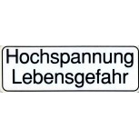 Warnschild - HOCHSPANNUNG - 308501 - Gr. 24,5 x 8,5 cm