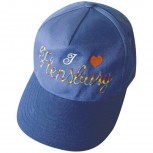 Baseballcap mit Einstickung - FLENSBURG - 68800 blau