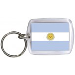 Schlüsselanhänger - ARGENTINIEN - Gr. ca. 4x5cm - 81014 - WM Länder