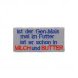 Aufnäher Patches in Milch und Butter Gr. ca. 11 x 5,5cm 20688