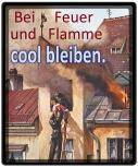 Mousepad mit Motiv - Feuerwehr Nostalgie - Bei Feuer und Flamme cool bleiben - 22527