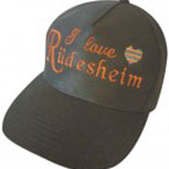 Baseballcap mit Stick - RÜDESHEIM - 68917 schwarz