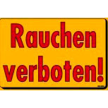 Verbotsschild - RAUCHEN VERBOTEN - 308550 - Gr. 30 x 20 cm