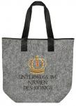 Filztasche mit Einstickung - UNTERWEGS IM NAMEN DES KÖNIGS - 26024 - Shopper Bag