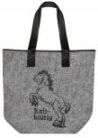 Filztasche mit Stickmotiv - PFERD KALTBLUT - kaltblütig - 26091 - Bag Shopper Umhängetasche Tasche