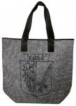 Filztasche mit Einstickung - Essen Wappen Emblem - 26229 Shoppertasche Gr. ca. 46,5cm x 39,5cm