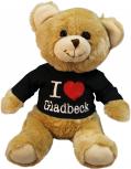 Plüsch - Teddybär mit Shirt - I Love Gladbeck - 27071 - Größe ca 26cm