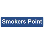 Schild - SMOKERS POINT - Gr. ca. 40x10cm - 300923