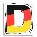 Aufkleber Auto-Aufkleber - D = Deutschland - 301048 versch. Größen 8cm x 9cm