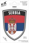 PVC Aufkleber - SERBIA - Serbien - 301239/4 - Gr. ca. 7,9 x 10 cm