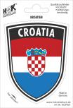 PVC Aufkleber - CROATIA Kroatien - 301340/1 - Gr. ca. 7,9 x 10 cm