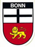 PVC-Aufkleber - Bonn Wappen - 301524 - Gr. ca. 6,5 x 8 cm