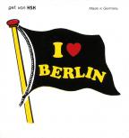 PVC Aufkleber - I love Berlin - 301537 - Gr. ca. 10 x 9 cm