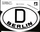 PVC Aufkleber - D - Berlin - 301551 - Gr.  ca. 17,5 x 12cm
