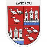 Aufkleber - Zwickau Wappen - 301599 - Gr. ca. 6 x 8 cm