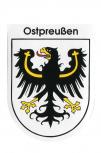 Wappenaufkleber - Ostpreußen - 301610 - Gr. ca. 6,5 x 8,0 cm