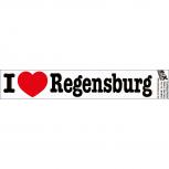 PVC-Aufkleber - I love Regensburg - Gr. ca. 18 x 3,5cm - 301903