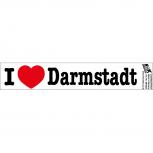 PVC-Aufkleber - I love Darmstadt - Gr. ca. 18 x 3,5 cm - 301923