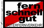 Aufkleber - Fernschnellgut Fern Schnell Gut Güterverkehr - 302510/1 - Gr. ca. 15 x 10 cm