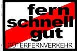 Aufkleber - Fernschnellgut Fern Schnell Gut Güterverkehr - 302510 - Gr. ca. 30 x 21 cm