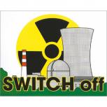 PST-Schild - SWITCH OFF - Gr. ca. 115 x 95 mm - 303203