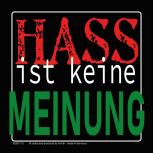 PVC-Aufkleber - Hass ist keine Meinung - Gr. 9 x 9cm - 303517/3
