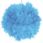 Pompon blau , ca. 30 cm im Durchmesser  30663