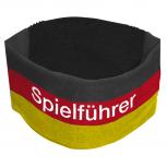 Armbinde mit Print Spielführer Deutschlandfarben 30725 schwarz-rot-gelb