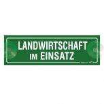 Schild mit Saugnäpfen - Landwirtschaft im Einsatz - Gr. ca. 22 x 6cm - 308037-2