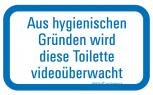 Hinweisschild - Türschild - GASTRONOMIE - Aus hygienischen Gründen...- 308298/16