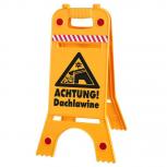 Warnaufsteller Dachaufsteller - Achtung! Dachlawine - Gr. ca. 28 x 64 cm - 308537/2 beidseitige Beschriftung