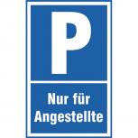 Parkplatz-Schild - PARKEN NUR FÜR ANGESTELLTE - 308666 - Gr. 40x25cm