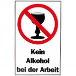 Verbotsschild - Kein Alkohol - Gr. ca. 40 x 25 cm - 308696
