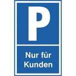 Parkplatz-Schild - PARKEN NUR FÜR KUNDEN - 308709 - Gr. 40x25cm
